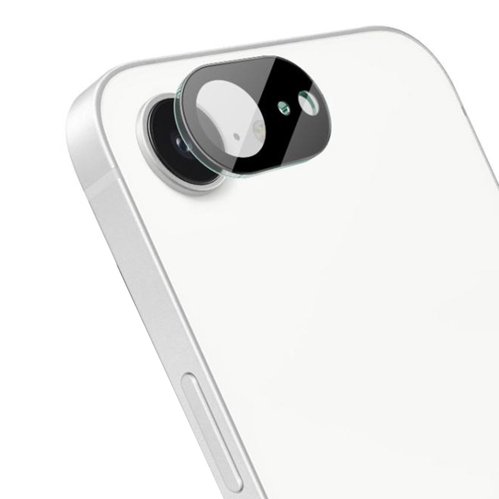 Ochranná fólia na zadnú kameru Techsuit pre Apple iPhone 17e / 16e, tvrdené sklo, čierna