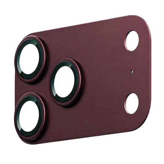 Ochranná fólia na zadný fotoaparát Techsuit pre Apple iPhone 18 Pro Max, tvrdené sklo, bordová