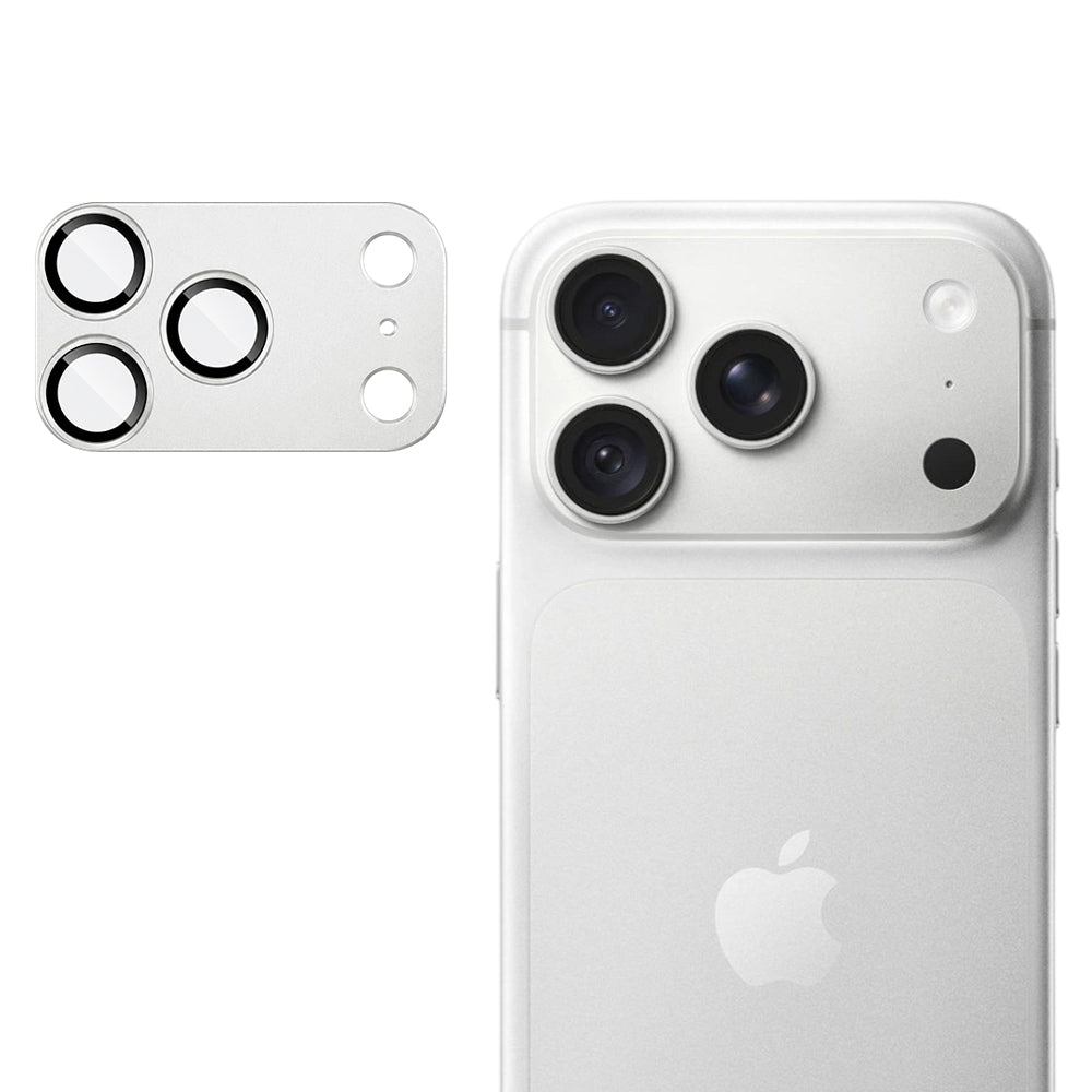 Ochranná fólia na zadný fotoaparát Techsuit pre Apple iPhone 18 Pro, tvrdené sklo, strieborná