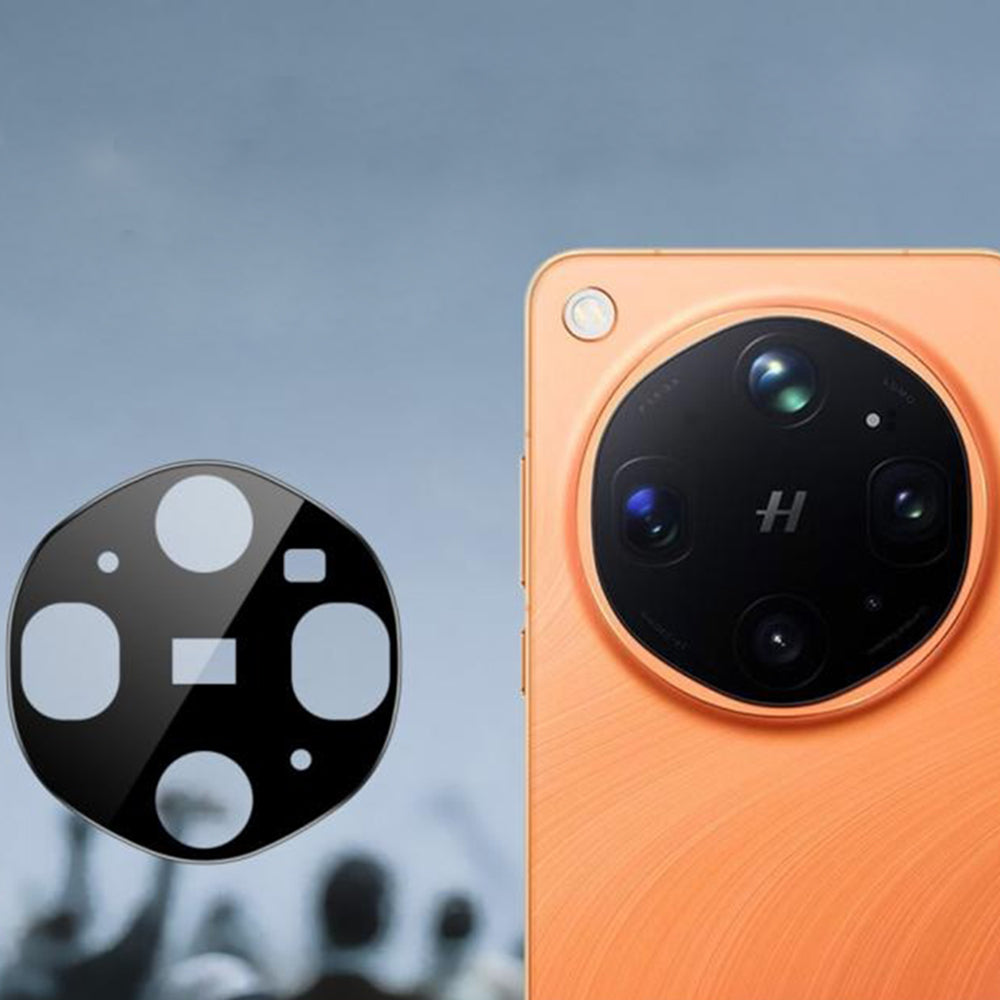Ochranná fólia na zadnú kameru Techsuit pre Oppo Find X9 Ultra, tvrdené sklo, čierna