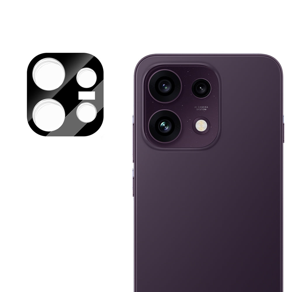 Ochranná fólia na zadnú kameru Techsuit pre Oppo Reno16 F / Reno16 FS, tvrdené sklo, čierna