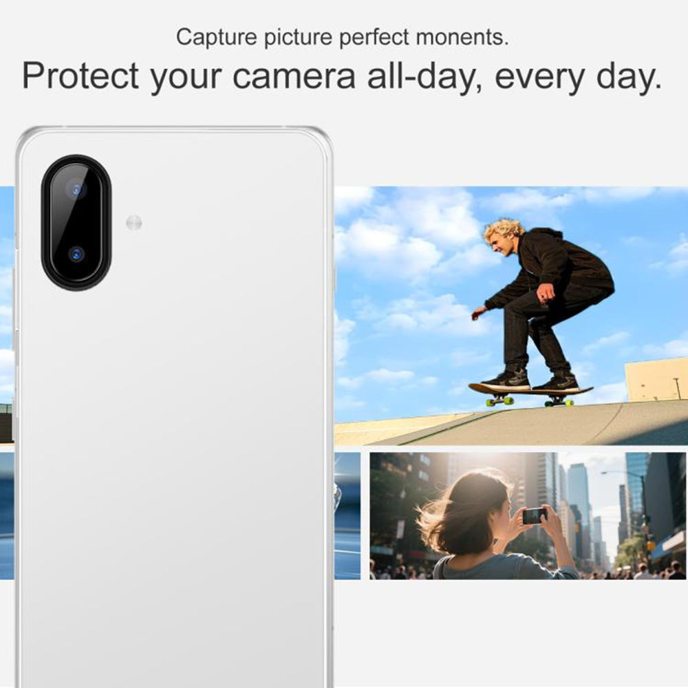 Ochranná fólia na zadnú kameru Techsuit pre Samsung Galaxy A07 4G A075, tvrdené sklo, čierna