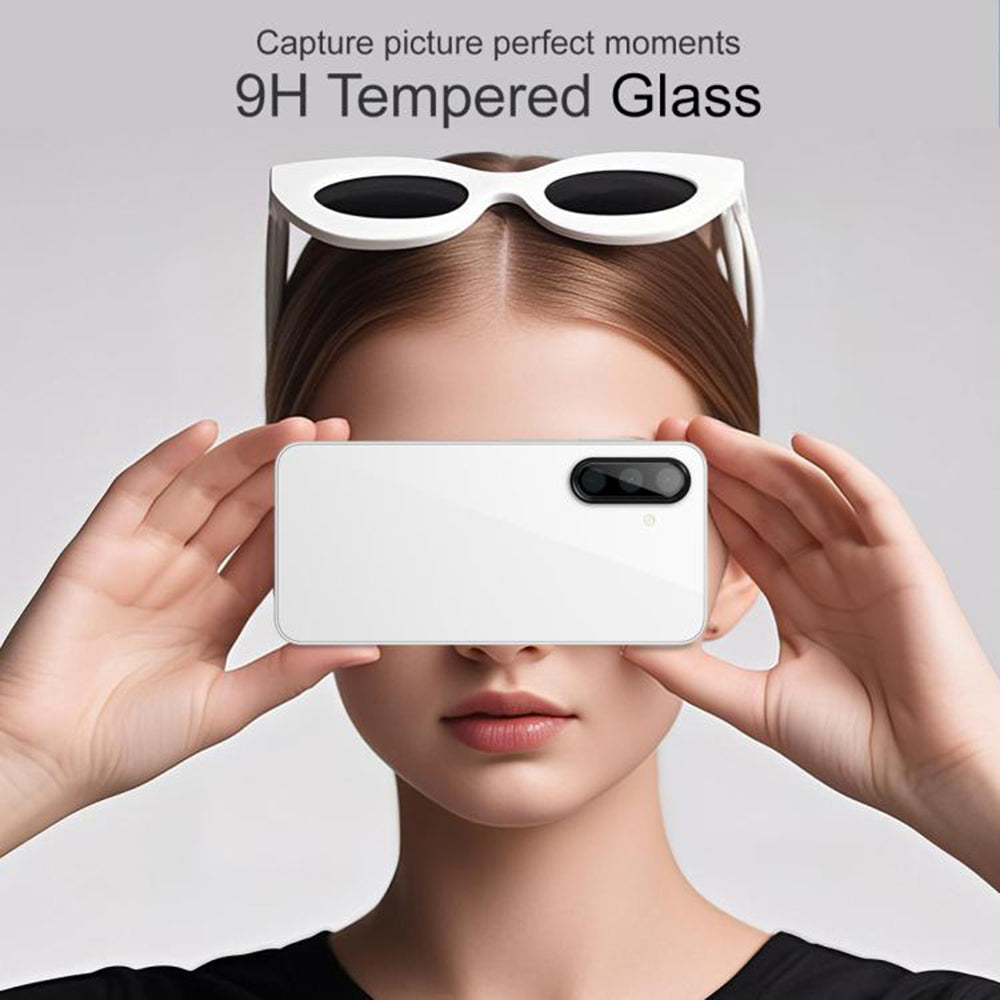 Ochranná fólia na zadnú kameru Techsuit pre Samsung Galaxy A17 4G / A17 5G, tvrdené sklo, čierna