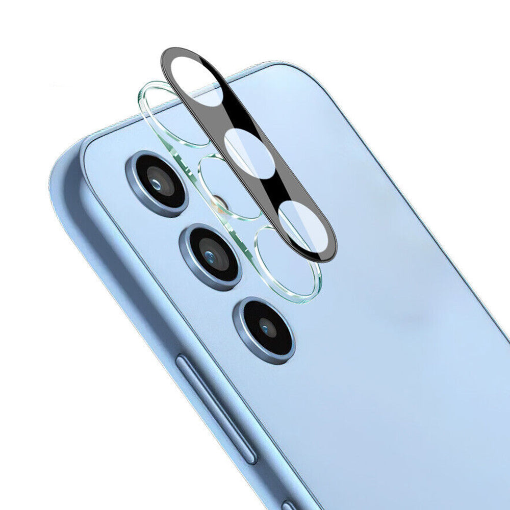 Ochranná fólia Techsuit na zadnú kameru pre Samsung Galaxy A34 A346, Tvrdené sklo, Čierna