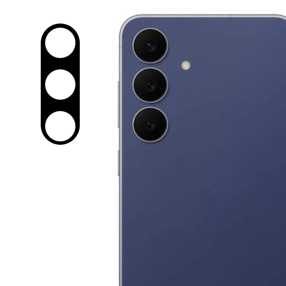 Ochranná fólia na zadnú kameru Techsuit pre Samsung Galaxy S25 FE, tvrdené sklo, čierna