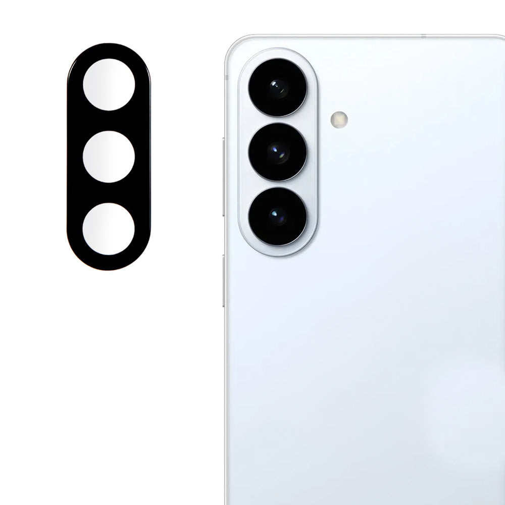 Ochranná fólia Techsuit na zadnú kameru pre Samsung Galaxy S26 Plus, Tvrdené sklo, Čierna