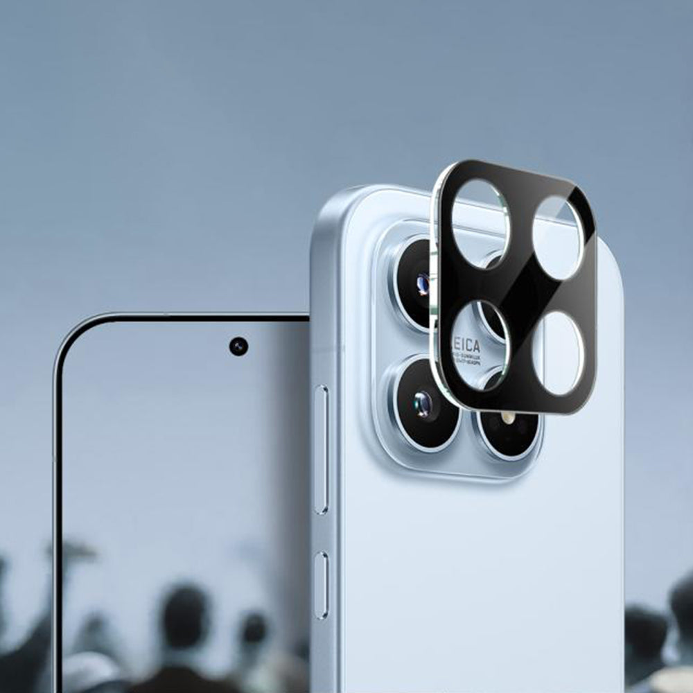 Ochranná fólia Techsuit na zadnú kameru pre Xiaomi 17, Tvrdené sklo, Čierna