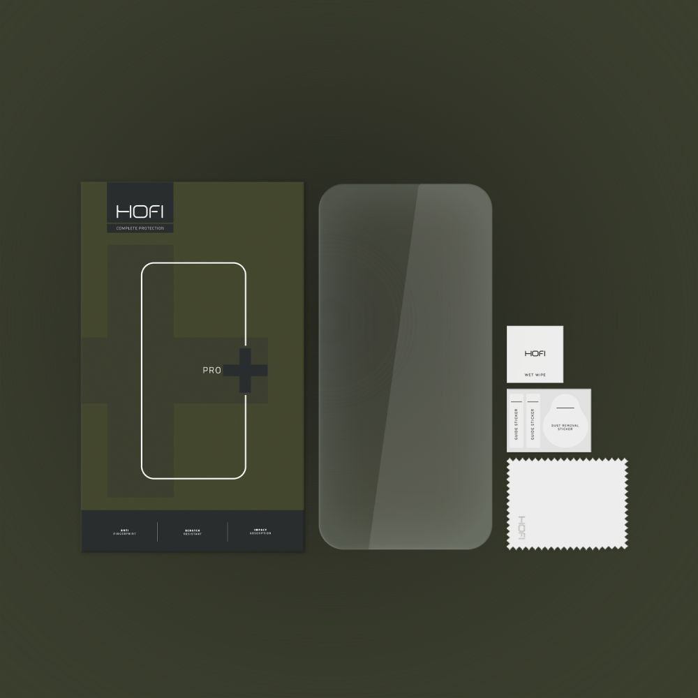 Ochranná fólia na displej HOFI PRO+ pre Apple iPhone 15, Tvrdené sklo, Full Glue, 2.5D