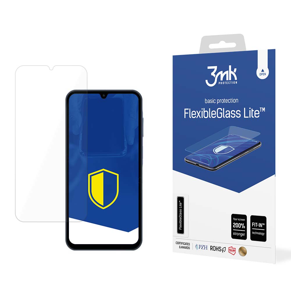 Ochranná fólia na displej 3MK FlexibleGlass Lite pre Samsung Galaxy A15 5G A156 / A15 A155 / A25 A256, flexibilné sklo, plné lepidlo