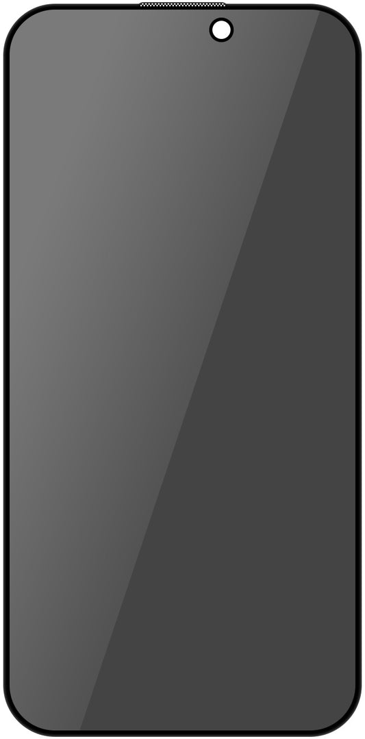 Ochranný kryt obrazovky OEM Privacy Shield pre Apple iPhone 16 Pro Max, tienené sklo, plné lepidlo, 5D