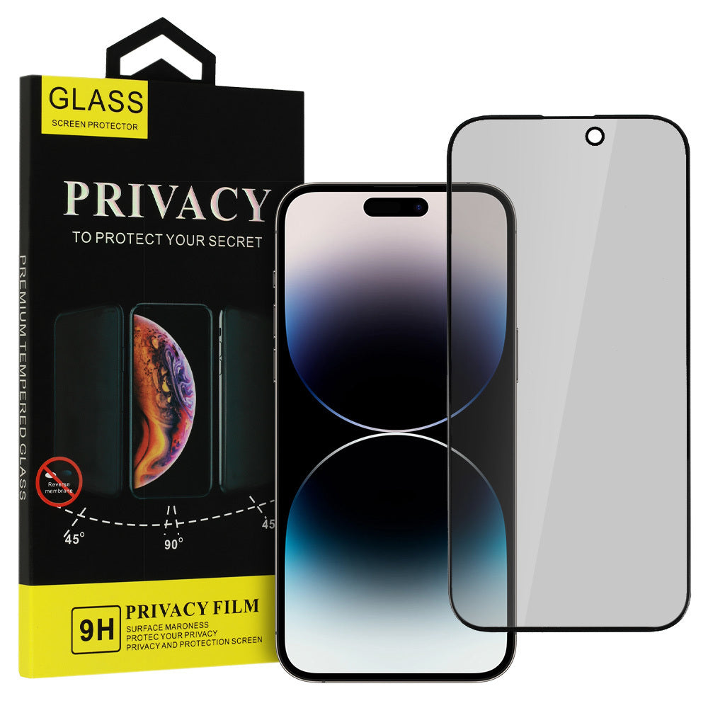 Ochranné sklo na ochranu súkromia OEM pre Apple iPhone 16 Pro Max, tienené sklo, plné lepidlo