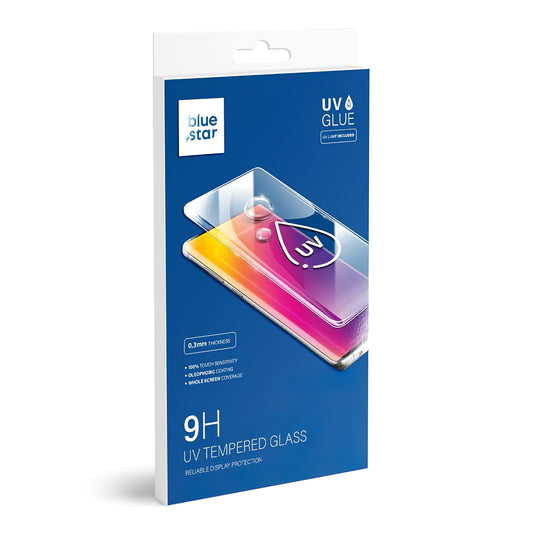 Blue Star ochranná fólia na displej pre Samsung Galaxy S22 Ultra 5G S908 S908, ochranné sklo, UV lepidlo