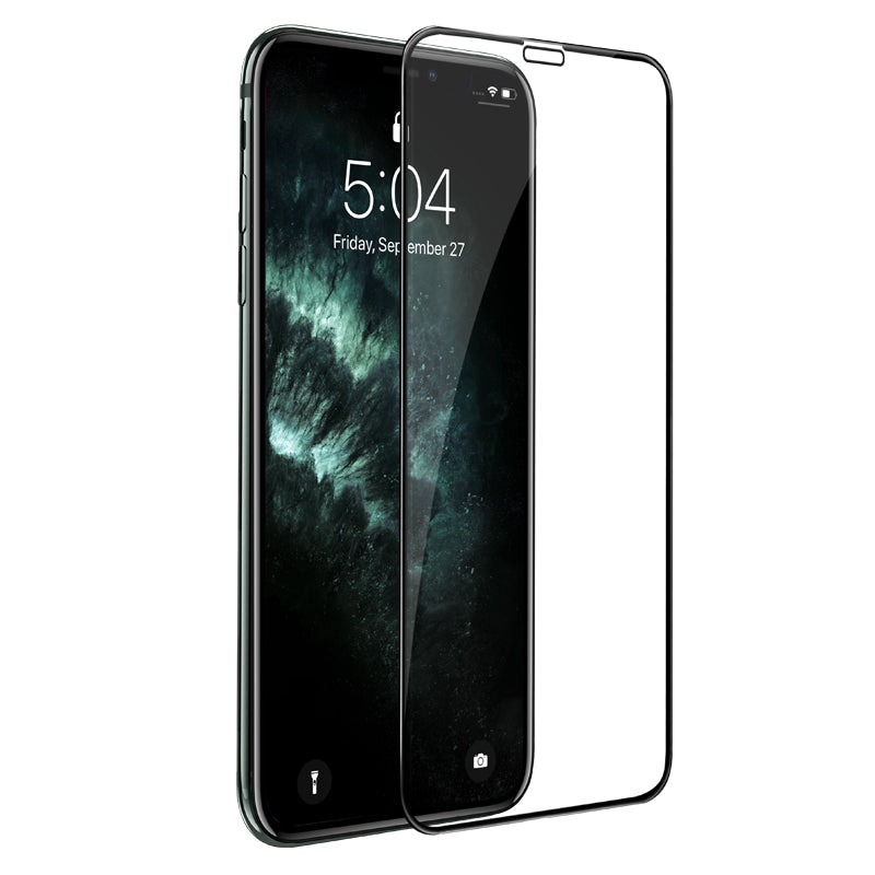 Ochranná fólia na displej HOCO G16 pre Apple iPhone XS / X, Tvrdené sklo, Full Glue, 5D, Čierna