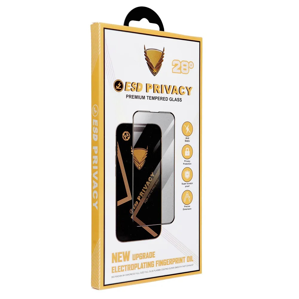 Ochranná fólia na displej Privacy OG Premium pre Apple iPhone 17 Pro Max, Tvrdené sklo, Full Glue