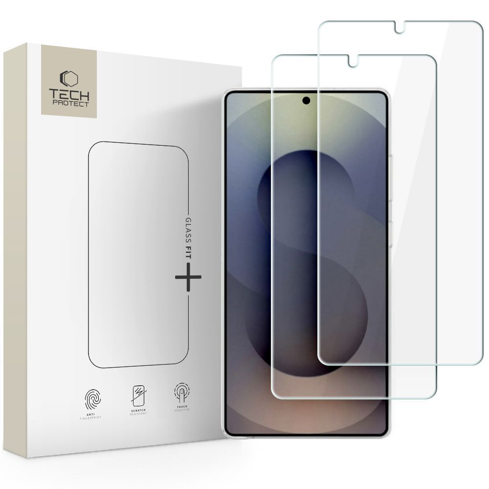 Ochranná fólia na displej Tech-Protect FIT+ pre Samsung Galaxy S26 Ultra S948, tvrdené sklo, plné lepidlo, sada 2 kusy