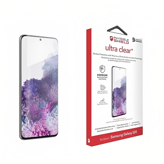 Ochranná fólia Zagg Ultra Clear+ pre Samsung Galaxy S20 G980, plastová 200204858