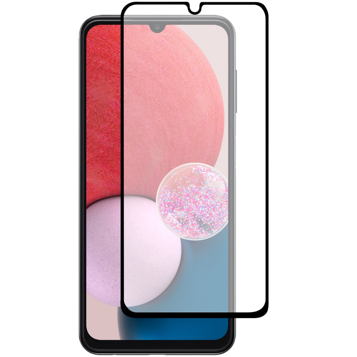 OEM ochranná fólia na displej pre Samsung Galaxy A15 5G A156 / A15 A155 / A25 A256, ochranná fólia na displej, tienené sklo, plné lepidlo, 9D, čierna