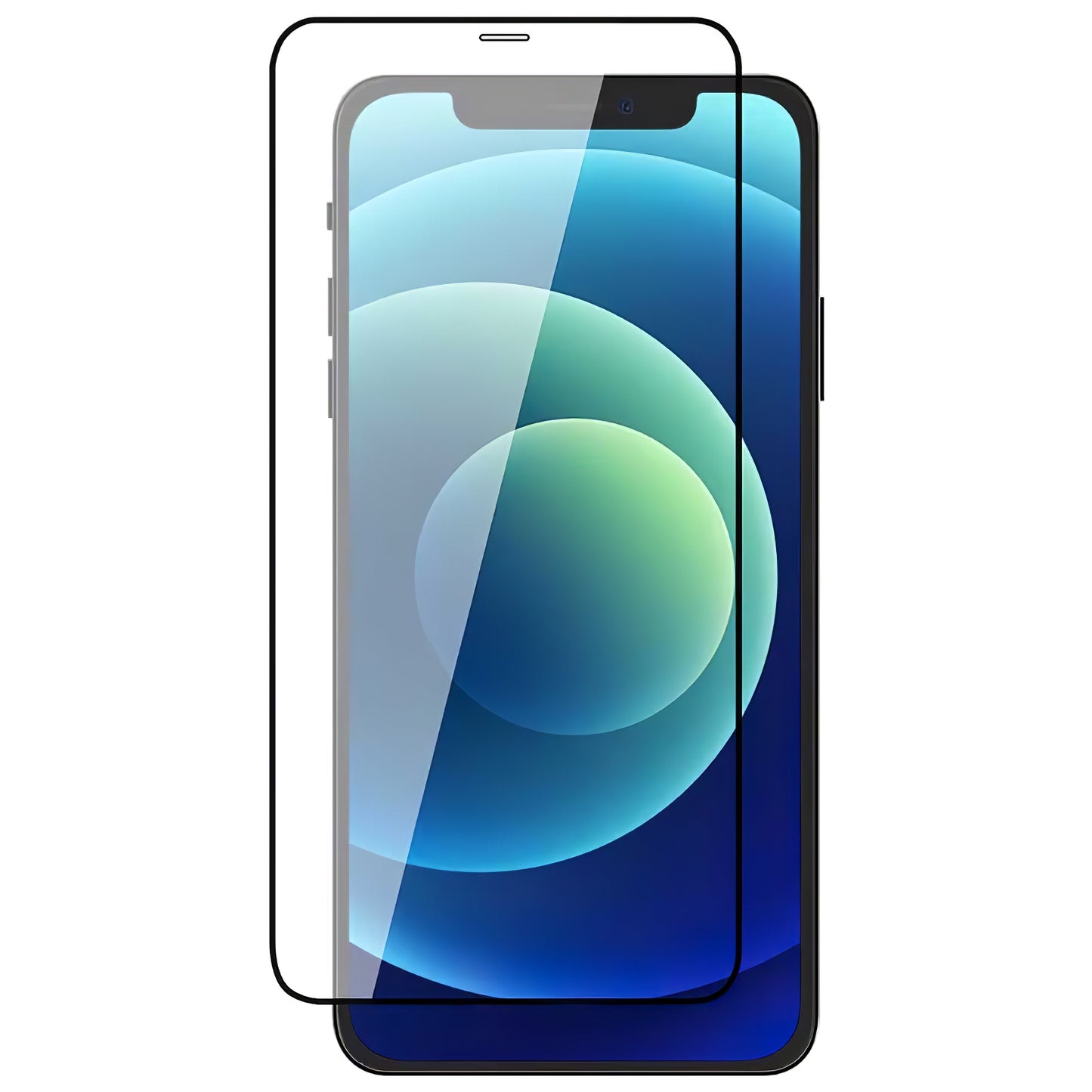 Veason PRO Screen Protector pre Apple iPhone 12 / 12 Pro, ochranné sklo, plné lepidlo, 6D, čierna