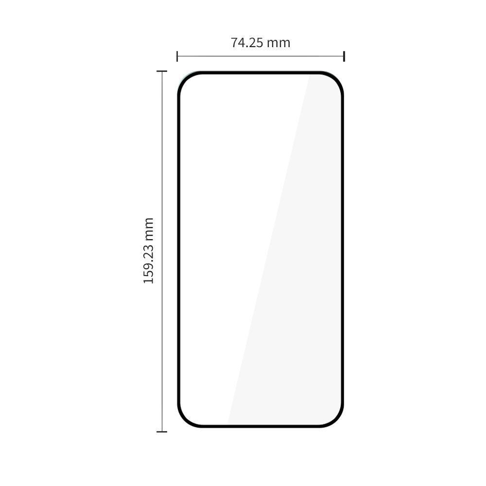 Ochranná fólia na obrazovku Tech-Protect FIT+ pre Motorola Moto G77 / G67, tvrdené sklo, plné lepenie, sada 2 kusov, 2.5D, čierna