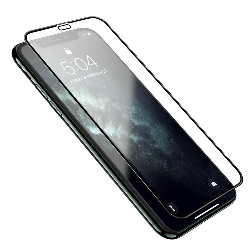 Ochranná fólia na displej HOCO G16 pre Apple iPhone XS / X, Tvrdené sklo, Full Glue, 5D, Čierna