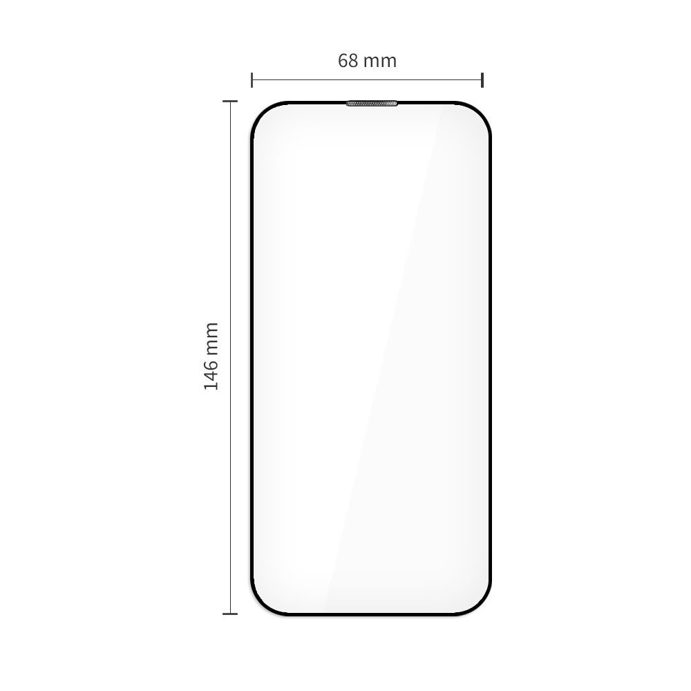 Ochranná fólia na displej Tech-Protect Quick Set+ pre Apple iPhone 17, Kalené sklo, Full Glue, Sada 2 kusy, Čierna