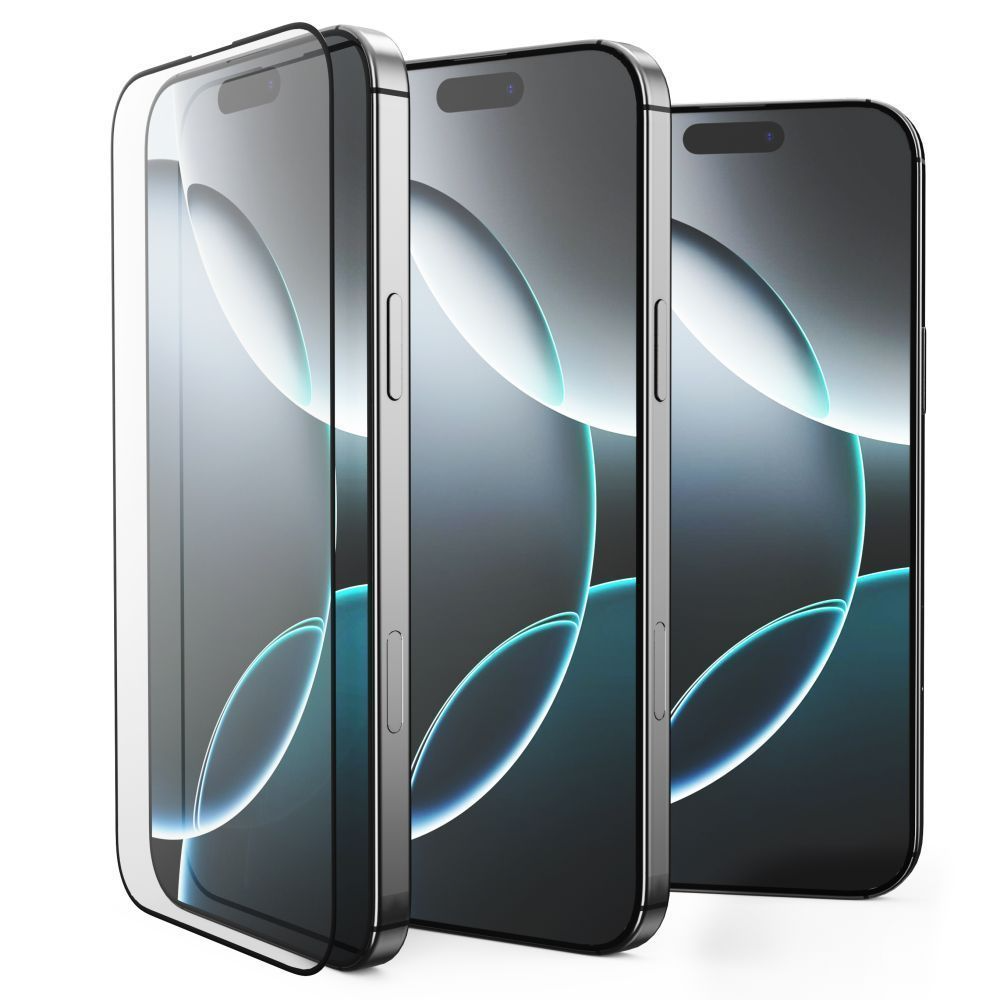 Ochranná fólia na obrazovku Tech-Protect FIT+ pre Motorola Moto G77 / G67, tvrdené sklo, plné lepenie, sada 2 kusov, 2.5D, čierna