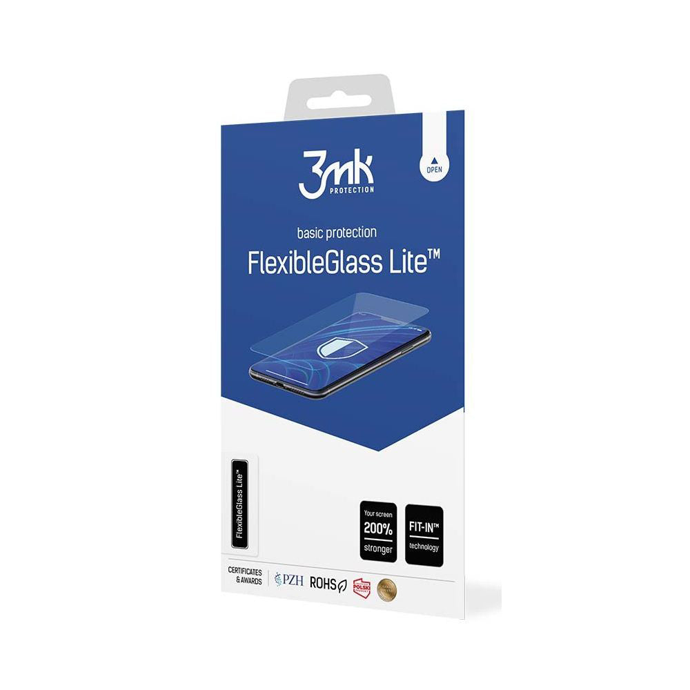 Ochranná fólia na displej 3MK FlexibleGlass Lite pre Realme Note 70T, Flexibilné sklo, Full Glue