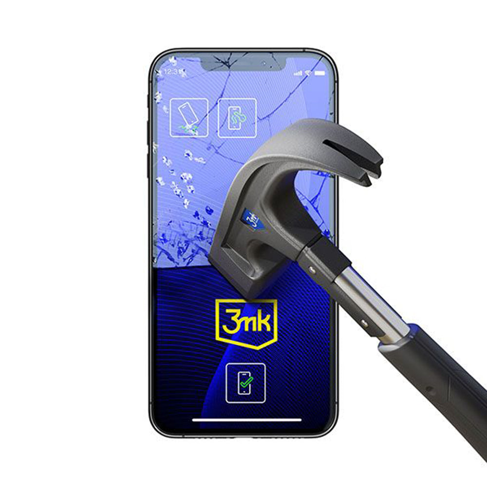 Ochranná fólia na displej 3MK FlexibleGlass pre Apple iPhone 13, flexibilné sklo, plné lepidlo