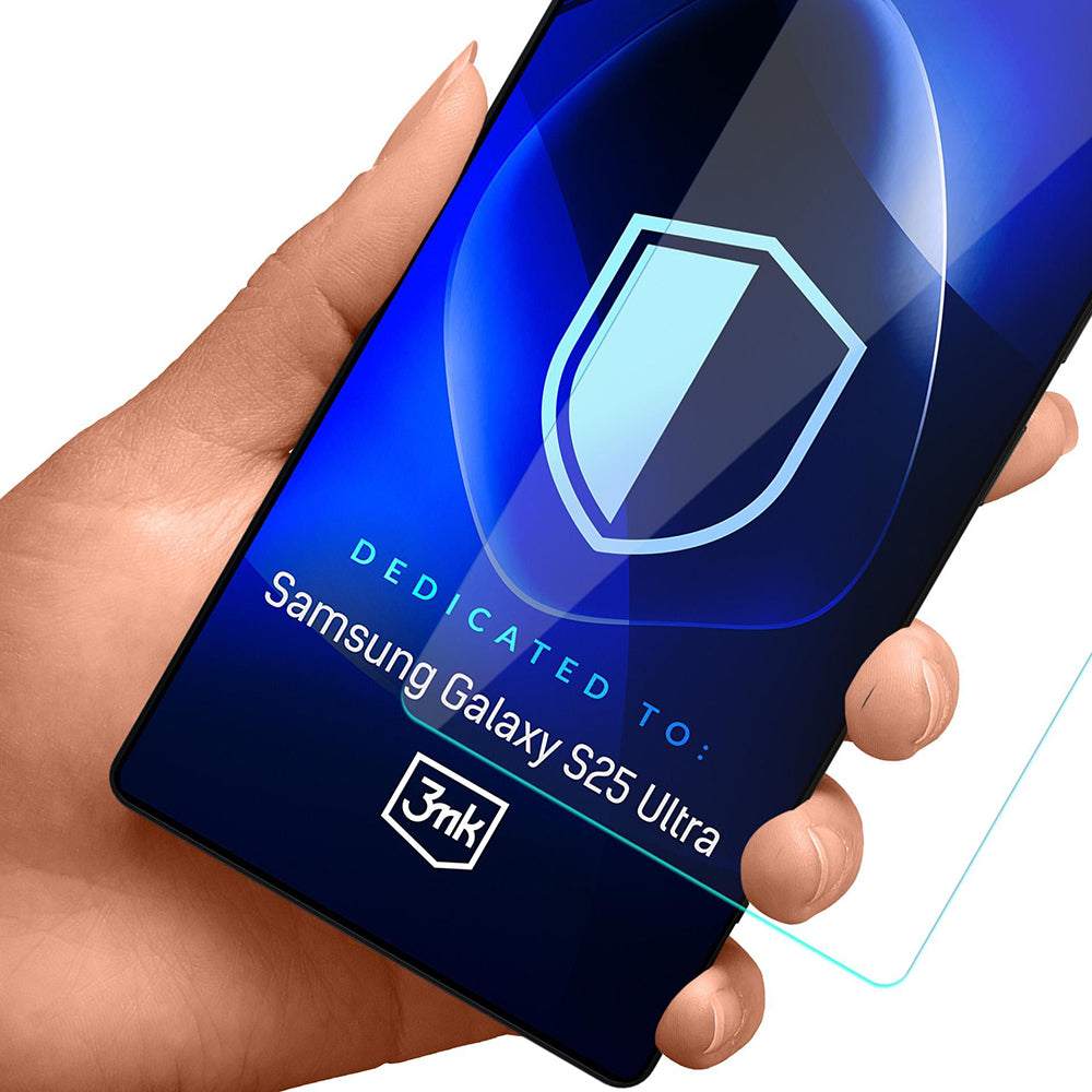 Ochranná fólia na displej 3MK FlexibleGlass pre Samsung Galaxy S25 Ultra S938, flexibilné sklo, plné lepidlo