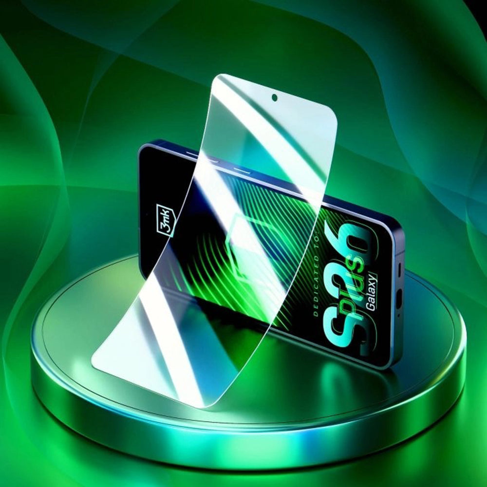 Ochranná fólia na displej 3MK FlexibleGlass pre Samsung Galaxy S26 Plus S947, Flexibilné sklo, Full Glue, Priehľadná