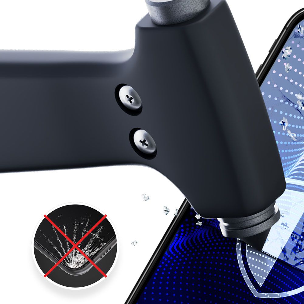 Ochranná fólia na displej 3MK FlexibleGlass Pro pre Samsung Galaxy S24 S921, flexibilné sklo, plné lepidlo, čierna
