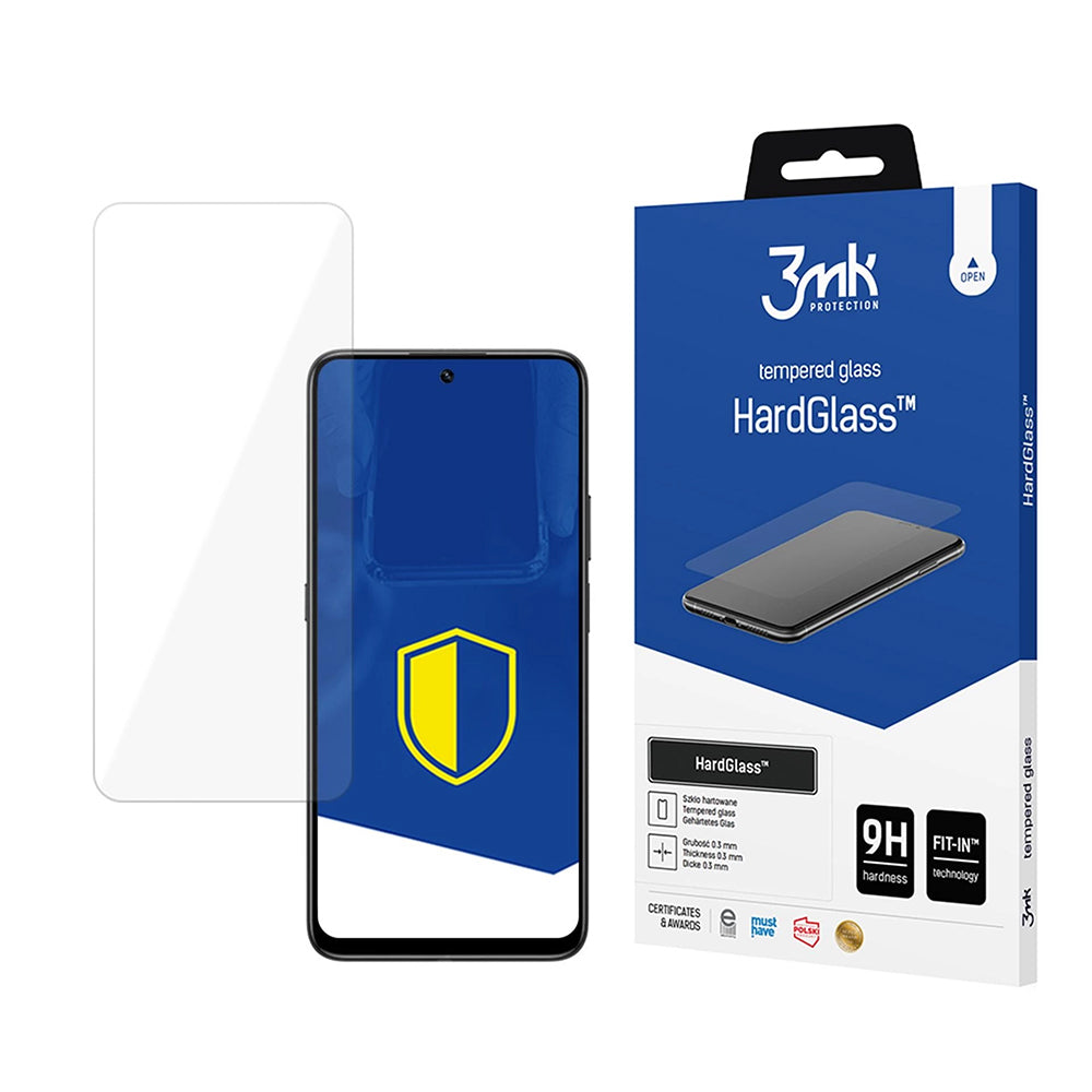 Ochranná fólia na displej 3MK HardGlass pre Honor 400 Smart 4G / 400 Smart 5G, tvrdené sklo, plné lepidlo