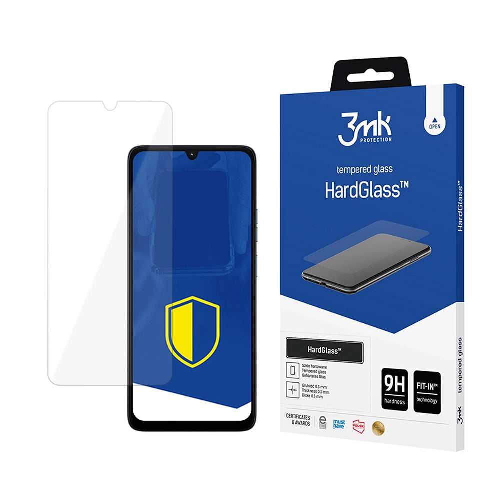 Ochranná fólia na displej 3MK HardGlass pre Motorola Moto G06, Kalené sklo, Full Glue