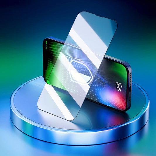 Ochranná fólia na displej 3MK Hardy Ultra pre Apple iPhone 17 / 16 Pro, Tvrdené sklo, Full Glue, Čierna