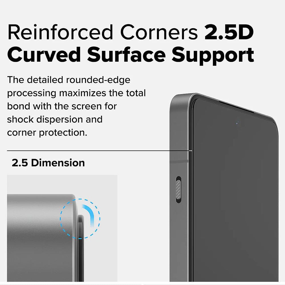 Ochranná fólia na displej Ringke pre OnePlus 13R, Tvrdené sklo, Full Glue, Sada 2 kusy
