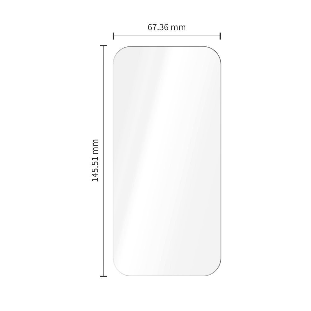 Ochranná fólia na displej Tech-Protect OneTouch pre Apple iPhone 18 Pro / 17 Pro, tvrdené sklo, plné lepidlo, sada 2 kusy, priehľadná
