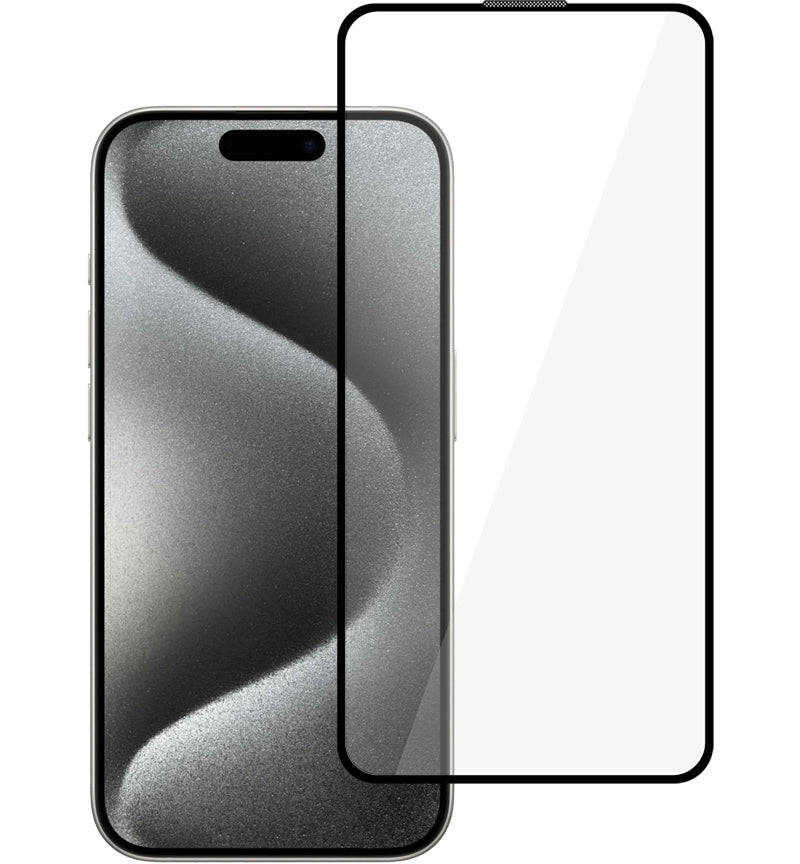 Ochranná fólia na displej Tel Protect 10X HD Plus Titanium pre Apple iPhone 17 / 16 Pro, tvrdené sklo, celoplošné lepenie, čierna