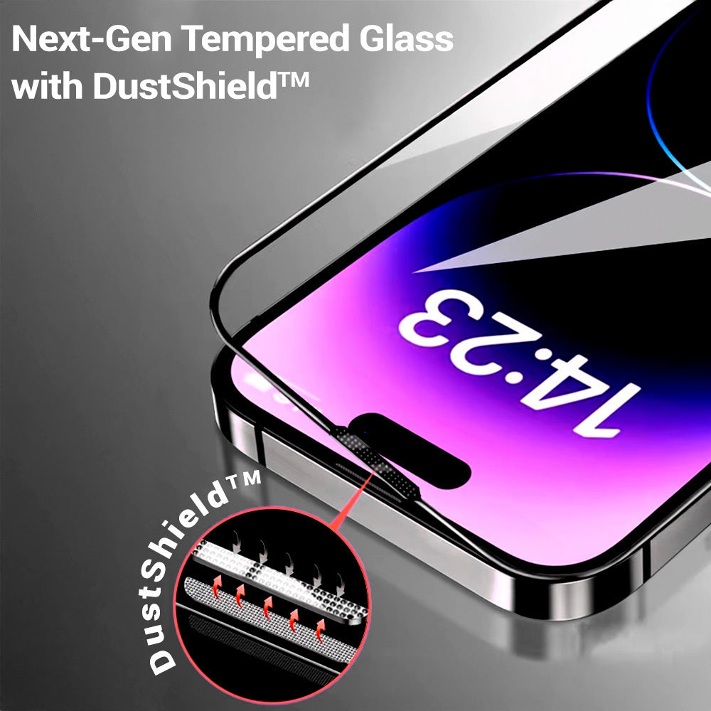 Ochranná fólia na displej Privacy Tel Protect 10X Plus Titanium pre Apple iPhone 17 / 16 Pro, tvrdené sklo, celoplošné lepidlo