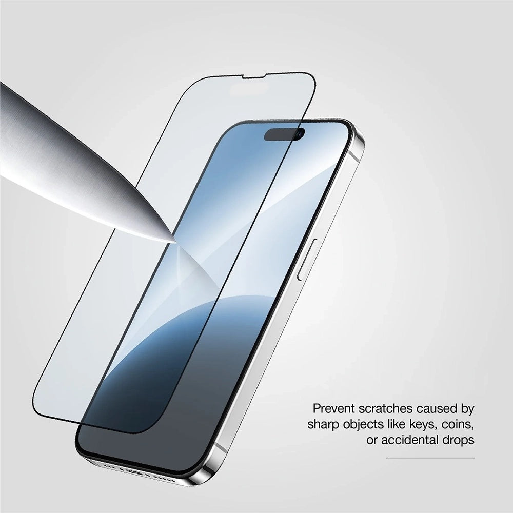 Anank 10X Reinforced CG Screen Protector for Apple iPhone 17 Pro Max, Tempered Glass, Full Glue, 2.5D, Black
