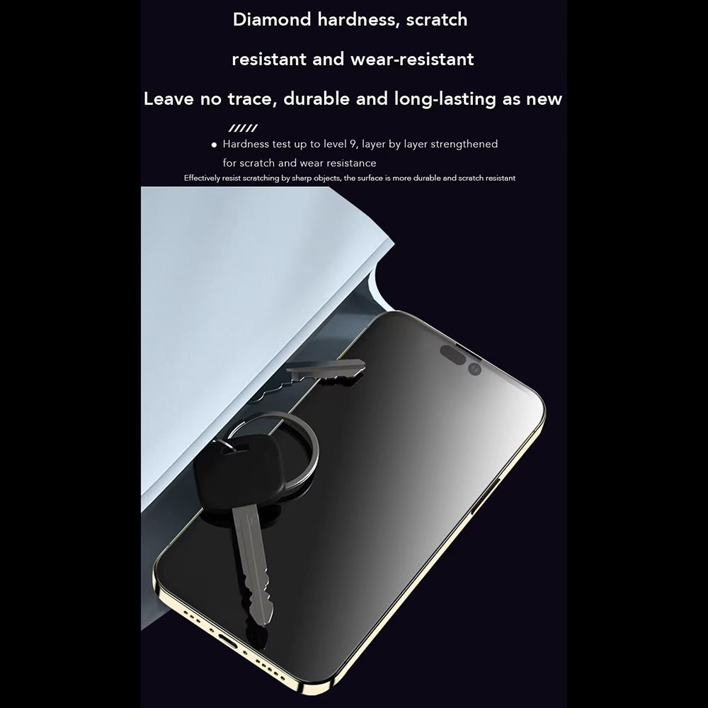 Ochranná fólia na displej Anank 1X Reinforced Anti-Fingerprint pre Apple iPhone 16, tvrdené sklo, plné lepidlo, 2.5D, čierna