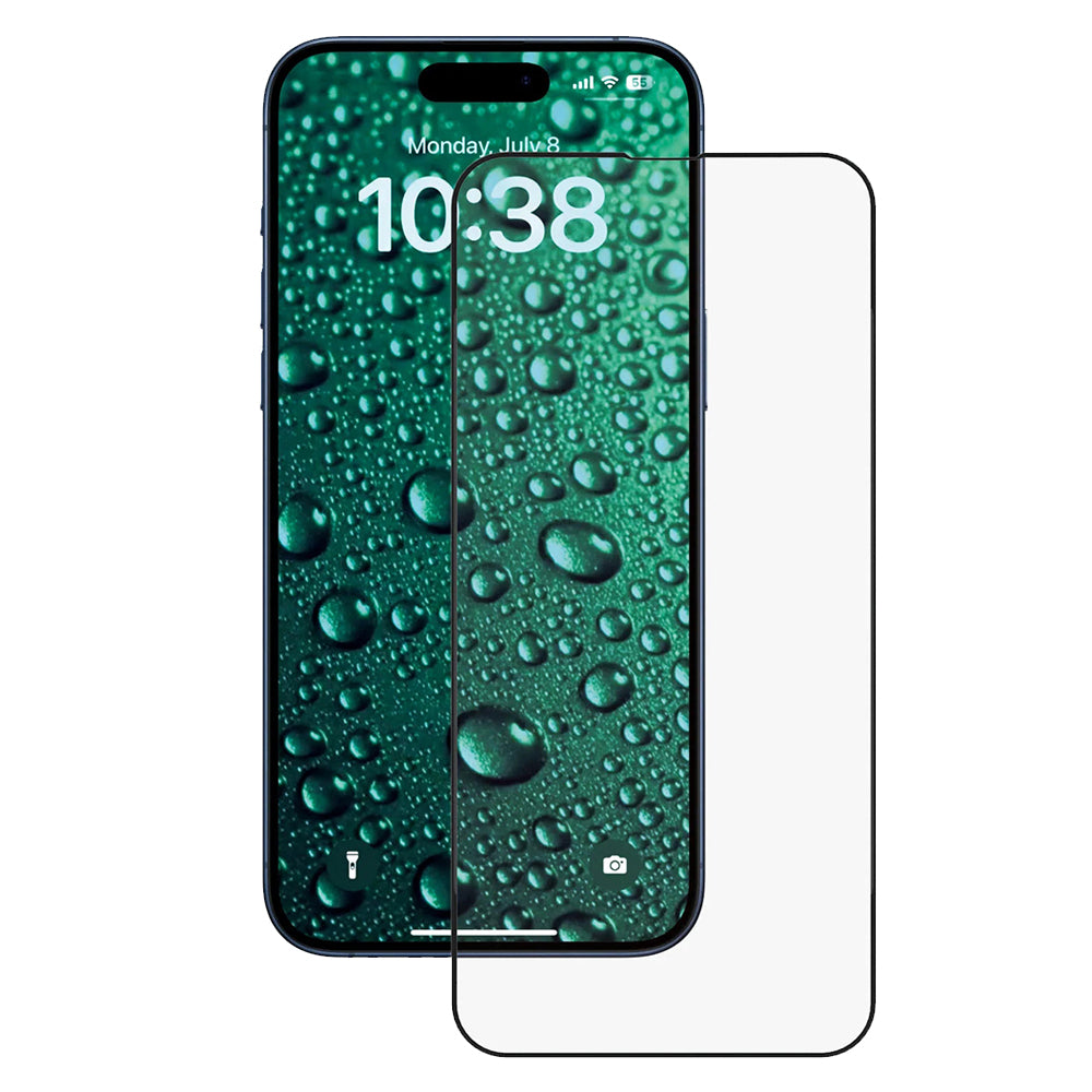 Ochranná fólia na displej Anank 3X Reinforced Invisible pre Apple iPhone 16 Pro Max, tvrdené sklo, plné lepidlo, 3D, čierna