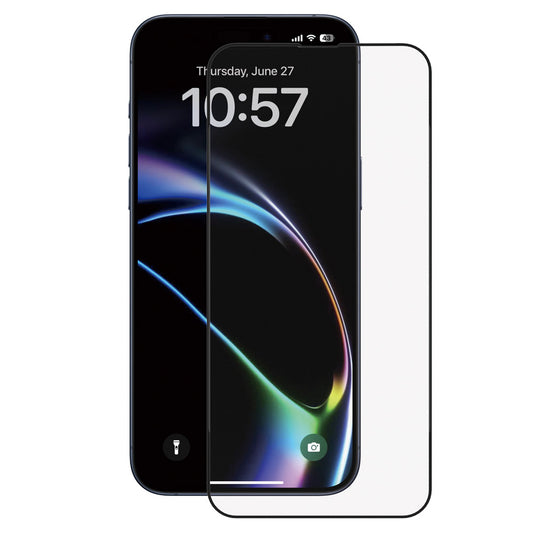 Ochranná fólia na displej Anank 5X Reinforced pre Apple iPhone 17 Pro Max, Tvrdené sklo, Full Glue, 2.5D, Čierna