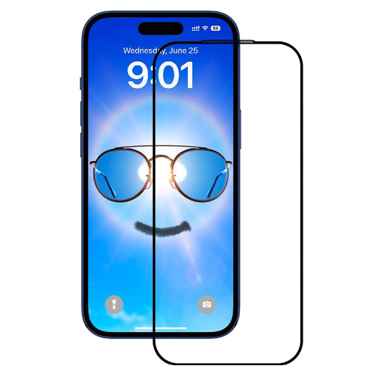 Ochranná fólia na displej Anank Anti Reflection pre Apple iPhone 17, Tvrdené sklo, Full Glue, 2.5D, Čierna