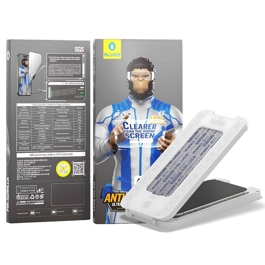 Ochranná fólia Blueo Anti-Reflective HD na displej pre Apple iPhone 17 Air, Kalené sklo, Full Glue, Čierna