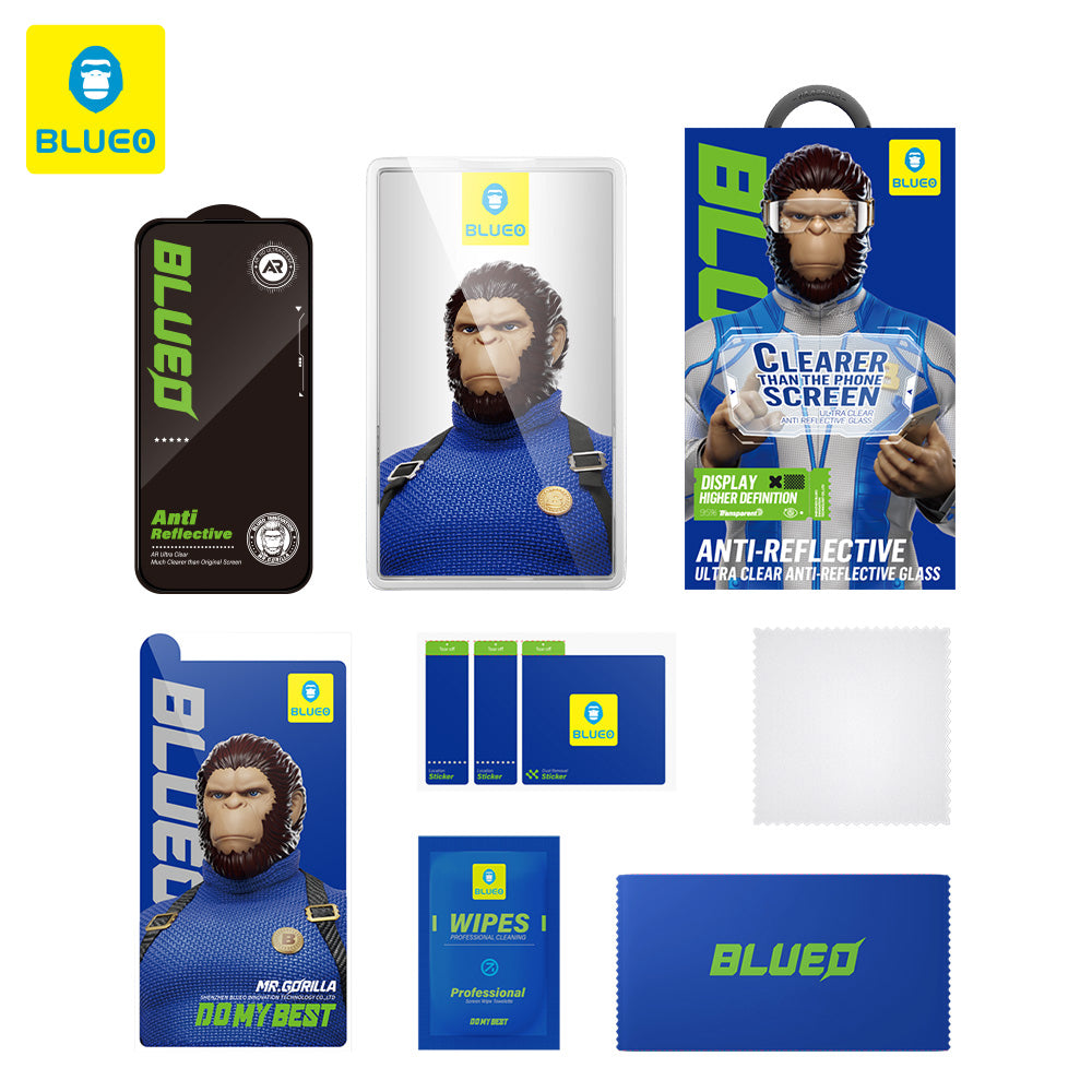 Ochranná fólia Blueo Anti-Reflective HD na displej pre Samsung Galaxy S26 S942, Tvrdené sklo, Full Glue, Čierna