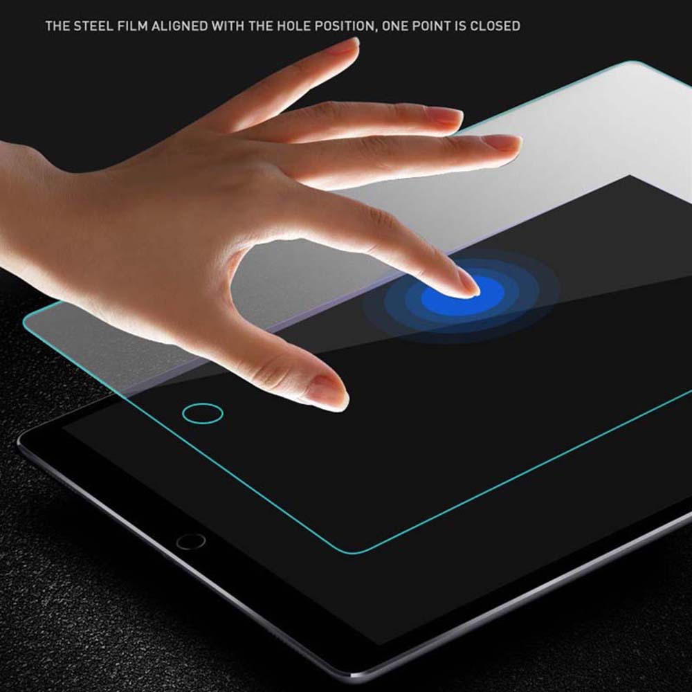 Ochranná fólia Blueo HD na displej pre Apple iPad 10.2 (2021) / 10.2 (2020) / 10.2 (2019), Kalené sklo, Full Glue