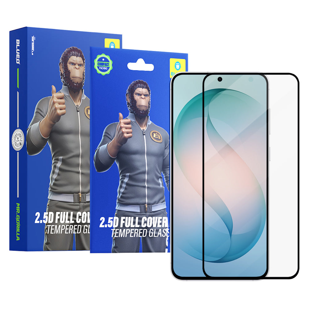 Ochranná fólia Blueo HD na displej pre Samsung Galaxy S26 Plus S947, Tvrdené sklo, Full Glue, 2.5D, Sada 5 kusov, Čierna