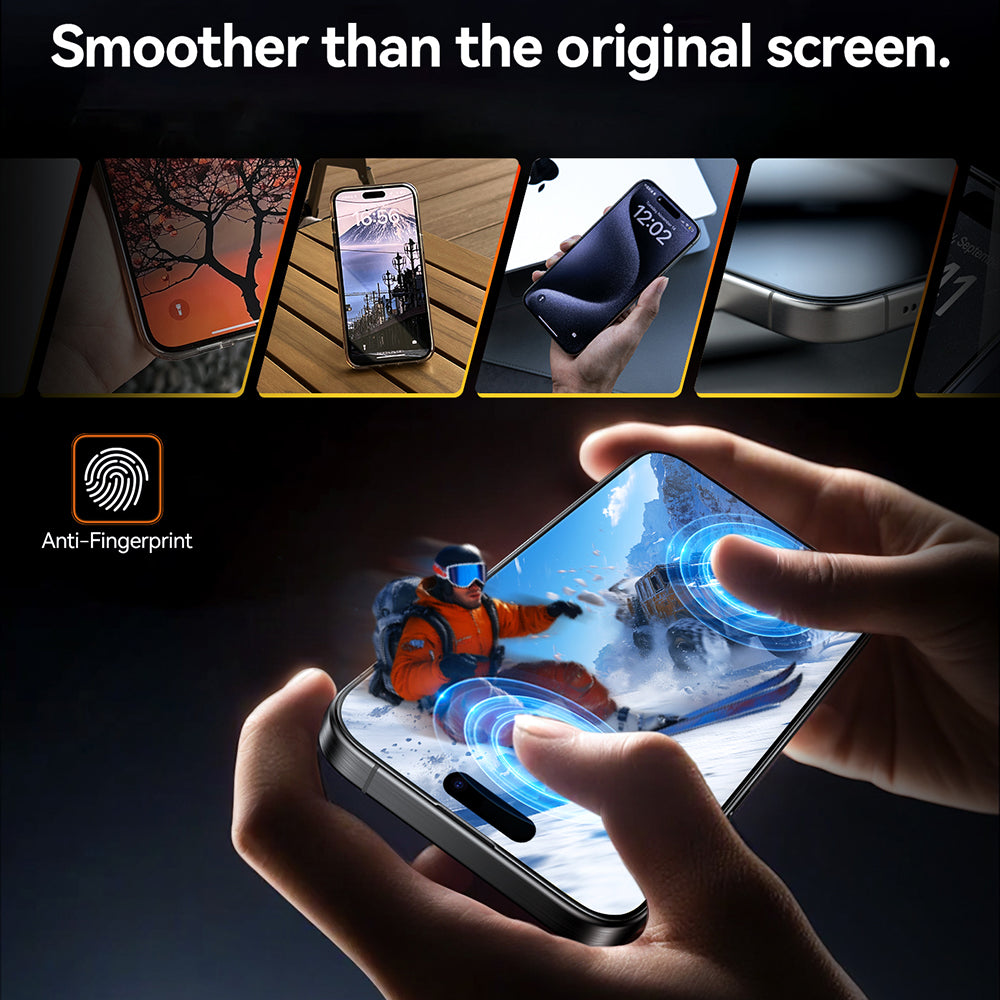 Ochranná fólia na displej Torras GlassGo Install Master pre Apple iPhone 17 Pro, Kalené sklo, Full Glue