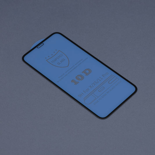 Ochranná fólia na displej DUX DUCIS pre Apple iPhone 11 Pro / XS / X, tvrdené sklo, Edge Glue, čierna