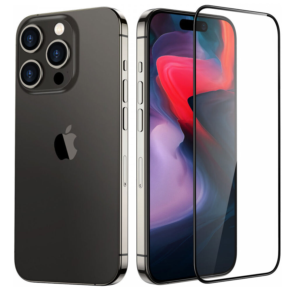 Ochranná fólia na displej ESR Armorite UltraFit pre Apple iPhone 18 Pro, tvrdené sklo, plné lepidlo, sada 3 kusy, čierna